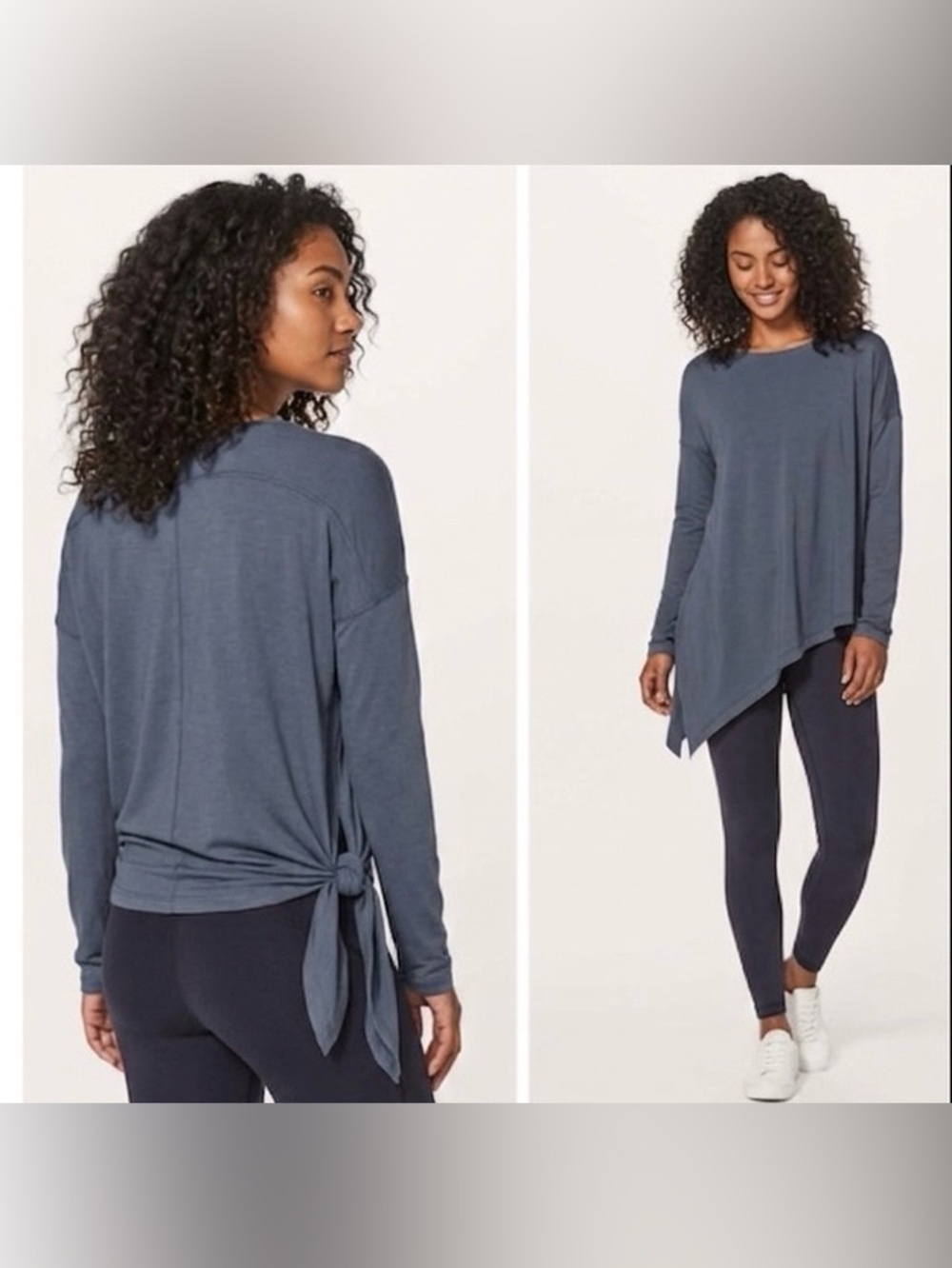 lululemon athletica Asymmetrical Long Sleeve Tunic - Slate Blue